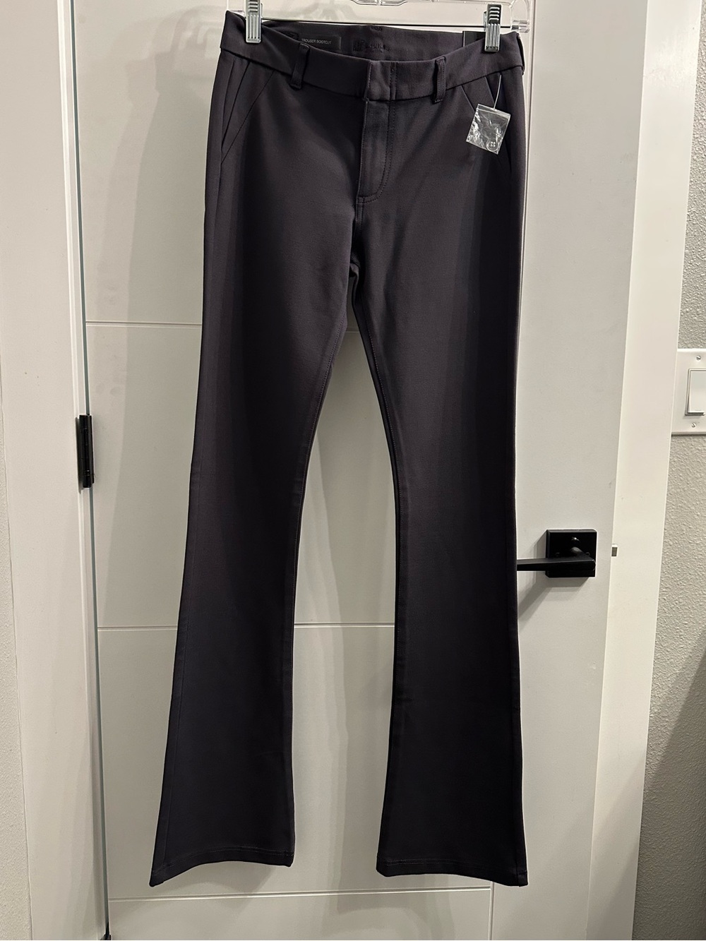 Kut from the Kloth Bootcut Knit Trousers Dark Grey Size 0 New With Tags